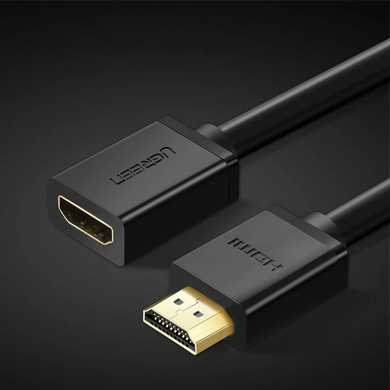 Kabllo HDMI Ugreen HD107 10140, 0.5m, 4K, E zezë