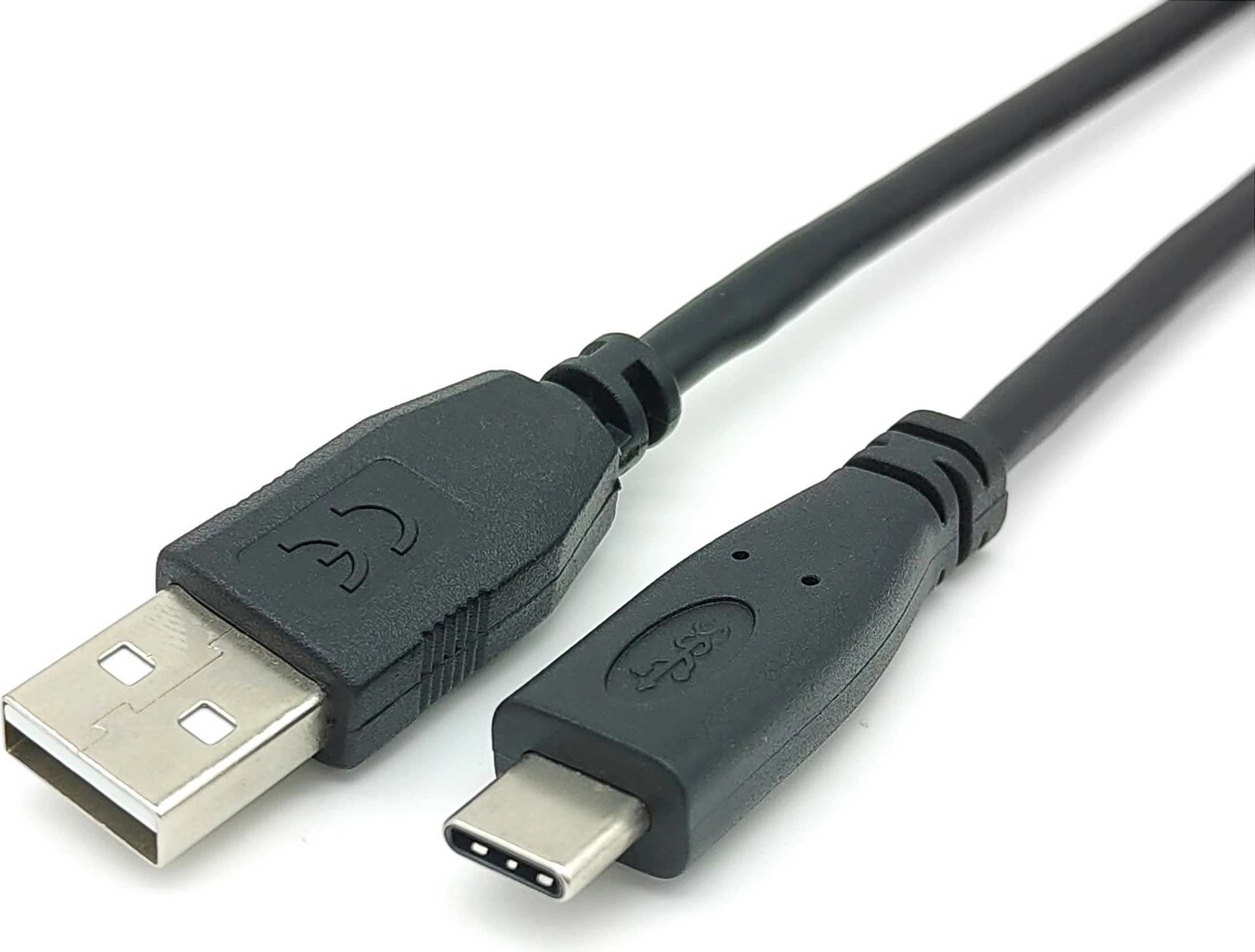 Kabllo USB-C në USB-A EQUIP 128830, USB 2.0, 0.3m, 3A, e zezë