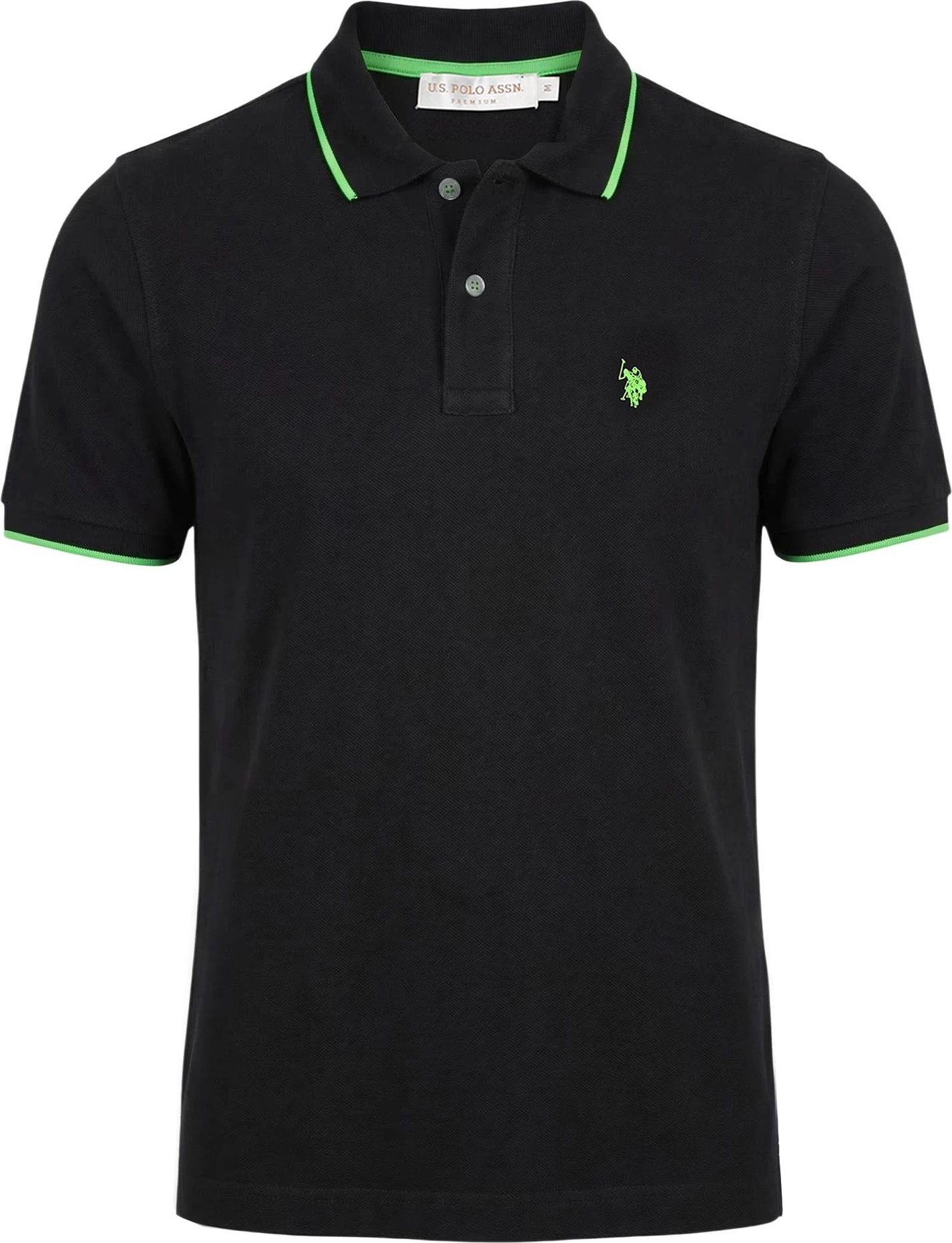 Maicë polo për meshkuj U.S. Polo Assn. US43 197027, e zezë [Madhësia: M]