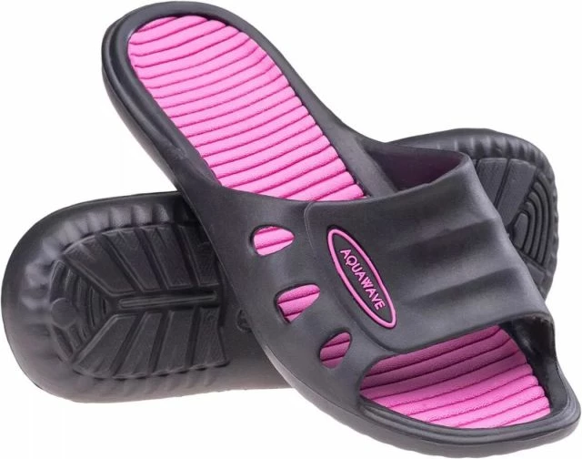 Këpucë tip thongë për femra Aquawave Manusa, të zeza dhe rozë