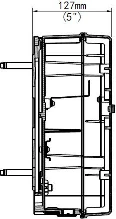 Kutia montuese ALLNET për ALL-CAM2498-LEP, e bardhë