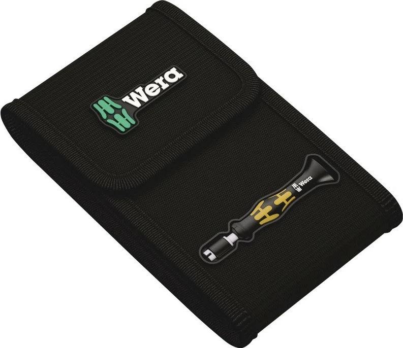 Set kaçavidash precize Wera KK Micro 21 me 20 bita, me kasë, e zezë
