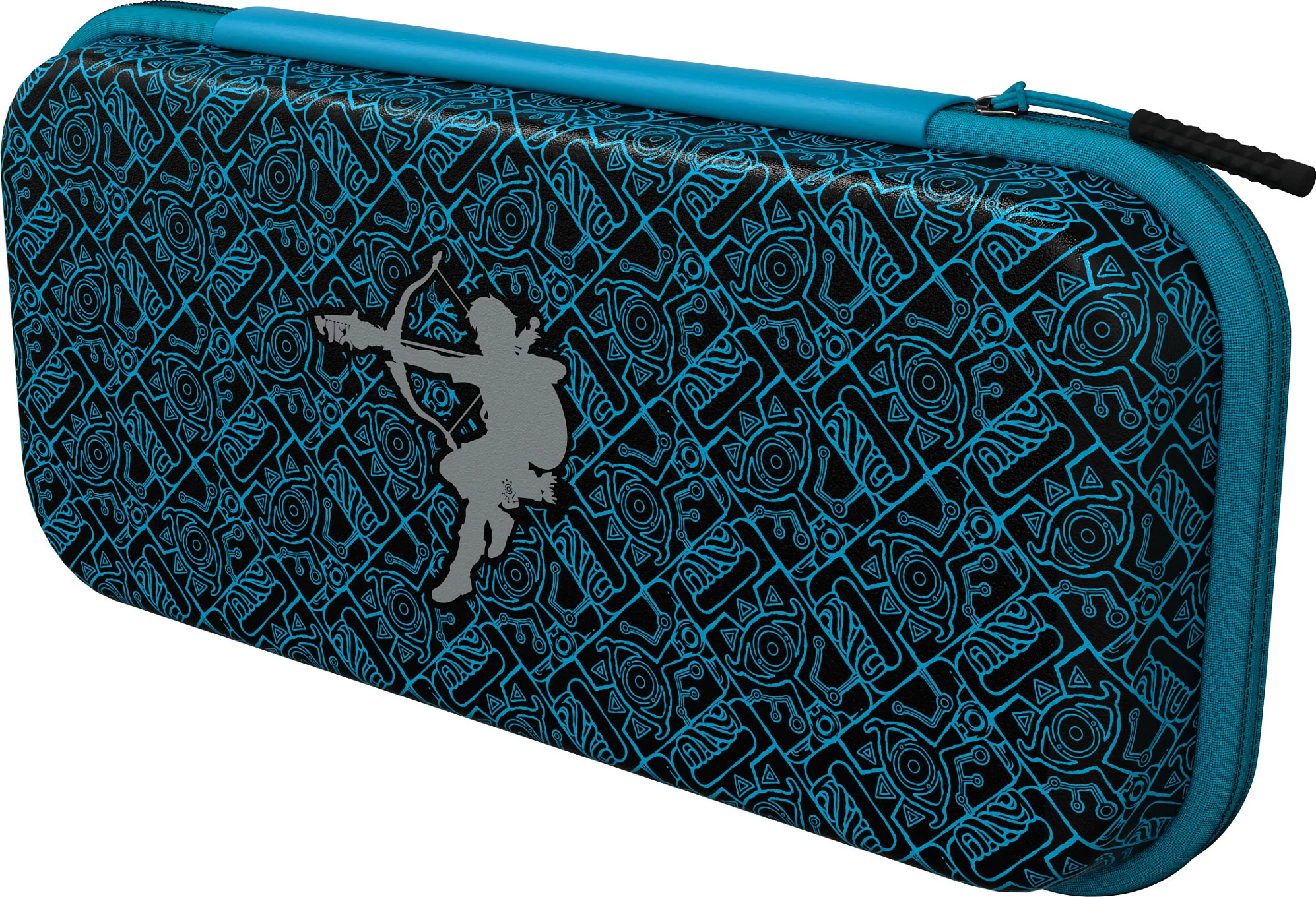 Çantë udhëtimi PDP SheikahShoot për Nintendo Switch/Lite/OLED, hardshell, e zezë/turkeze