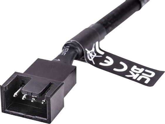 Kabllo PWM 4 Pin Y Thermaltake Tt Mod, 3 copë, e zezë