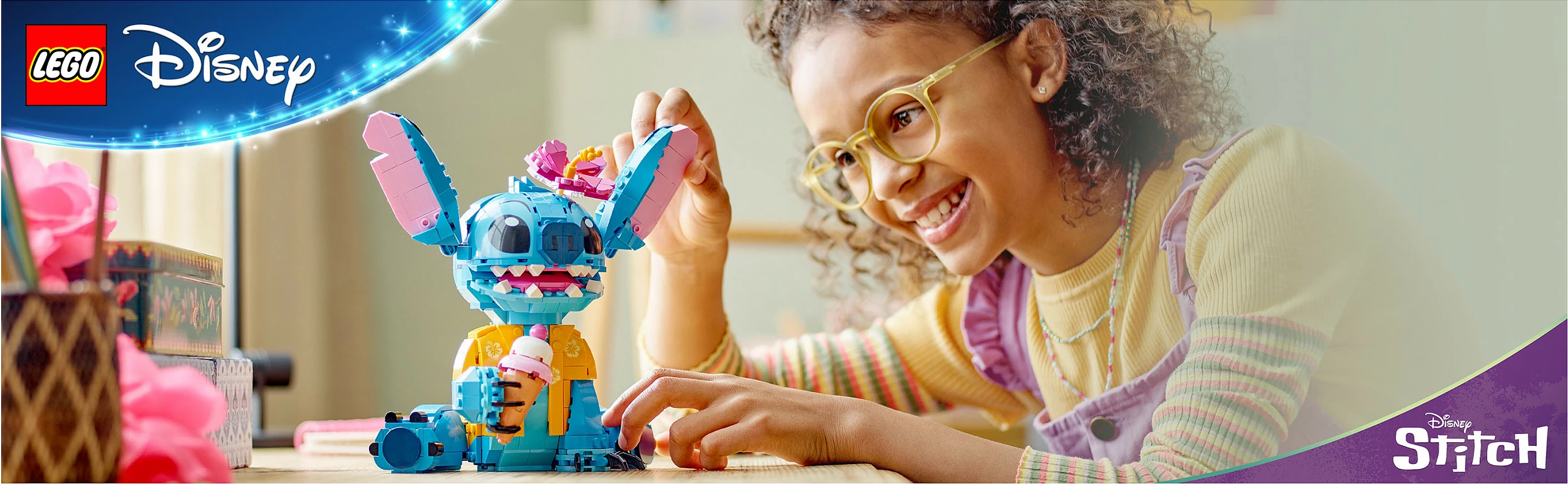 Set ndërtimi LEGO Stitch, 9 vjeç e lart, Plastikë, 730 pjesë, shumëngjyrësh