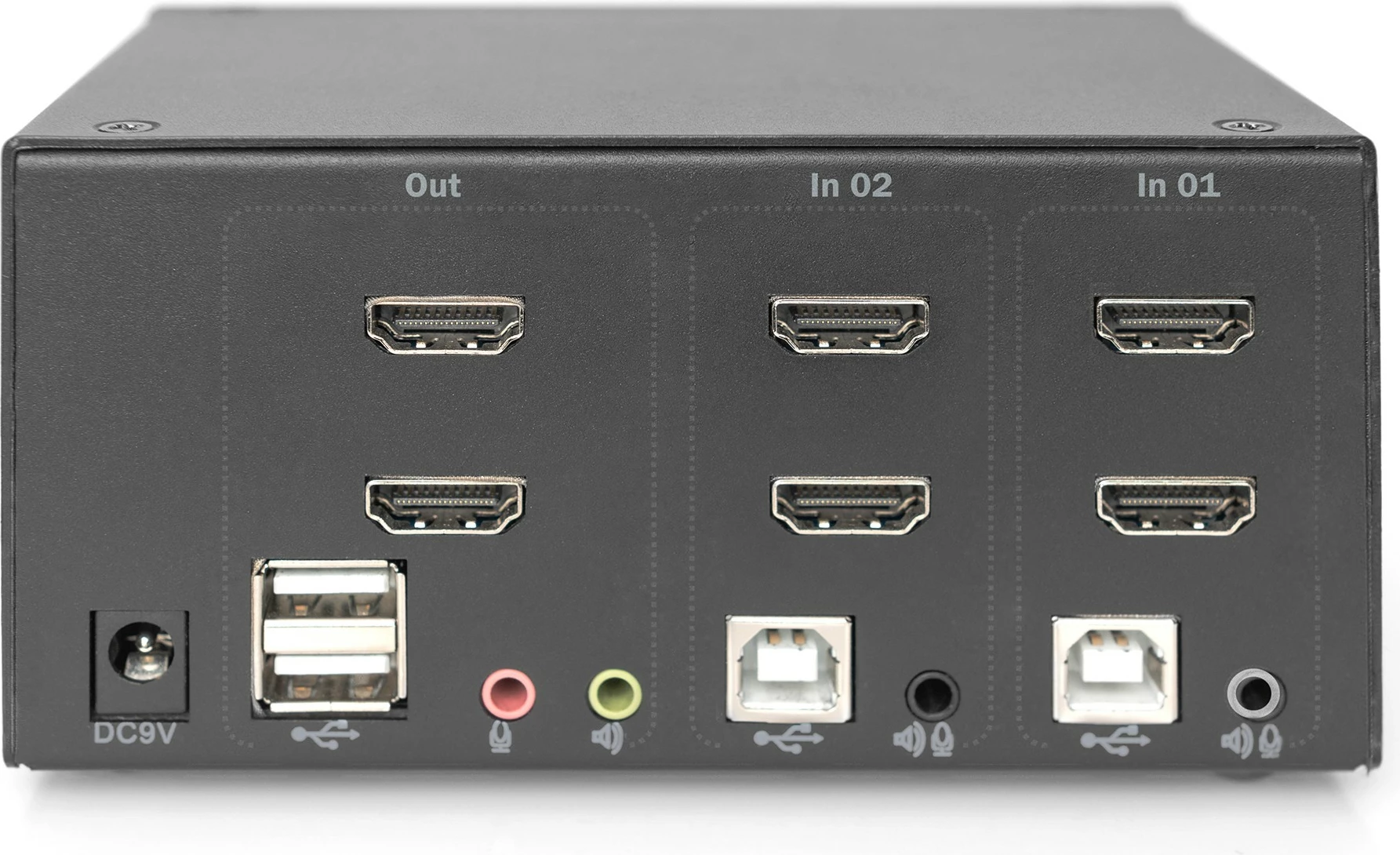 Switch KVM Digitus DS-12860, 2 porta, HDMI, 4K, i zi