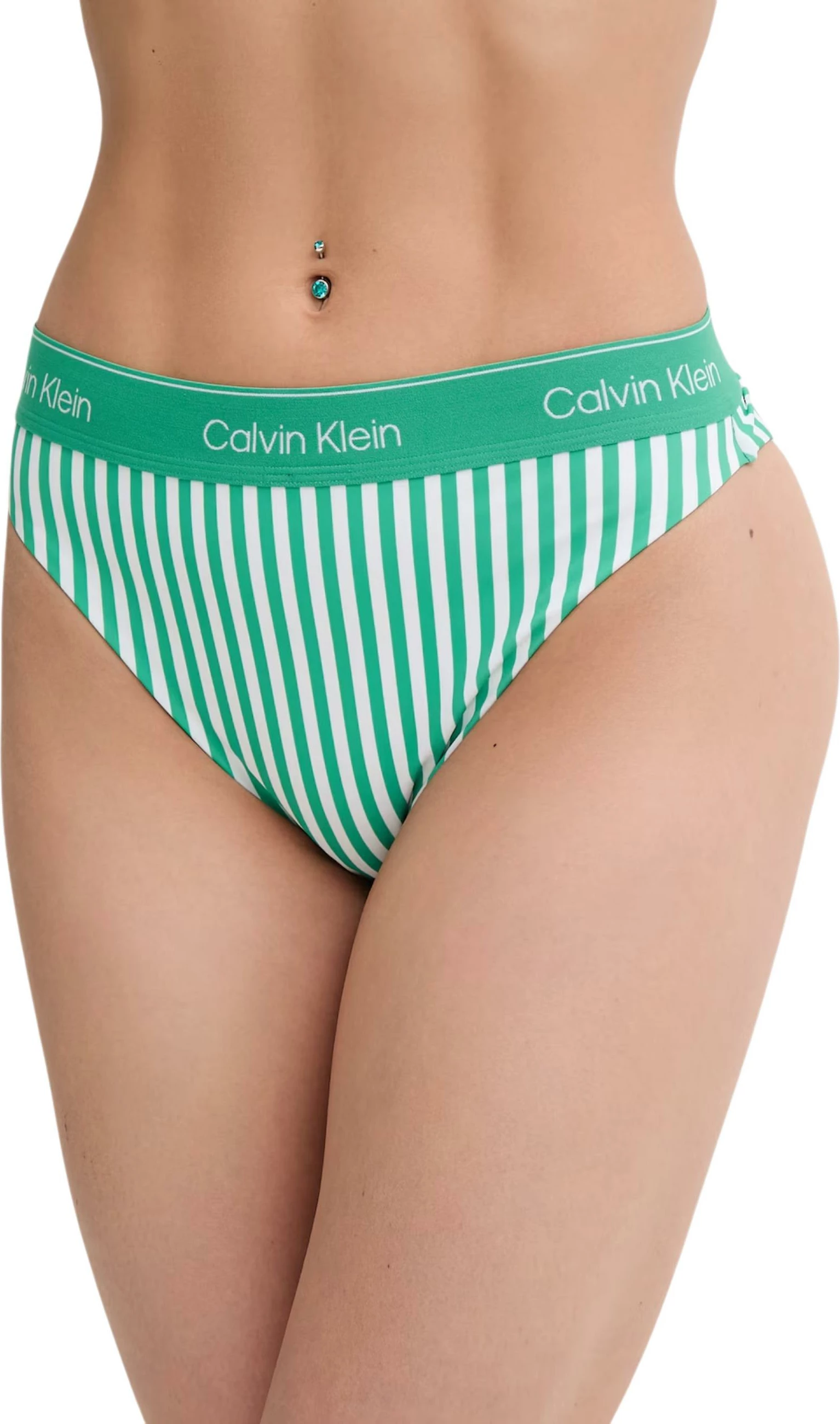 Të poshtme noti për femra Calvin Klein Jeans BRAZILIAN LV00Q61131, të gjelbra