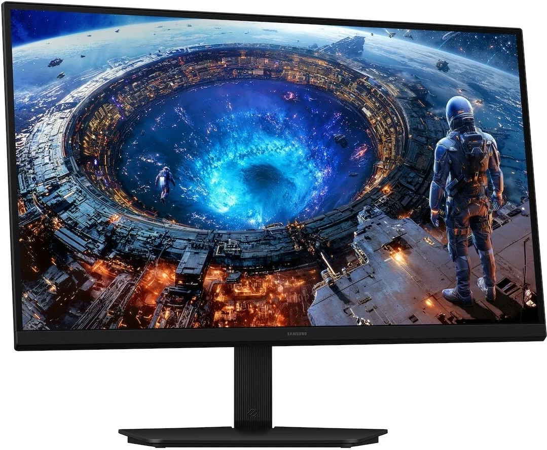 Monitor gaming Samsung Odyssey G8 LS27HG806EFXEN, 27", Fast IPS, Dual Mode 5K 180Hz / QHD 360Hz, HDR10, i zi
