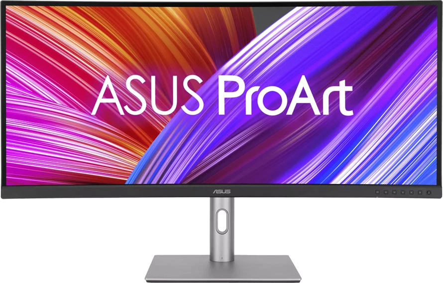 Monitor profesional ASUS ProArt Display PA34VCNV 34.1" IPS UWQHD 3440x1440 i lakuar 3800R, USB-C PD 96W, RJ45, Argjendtë