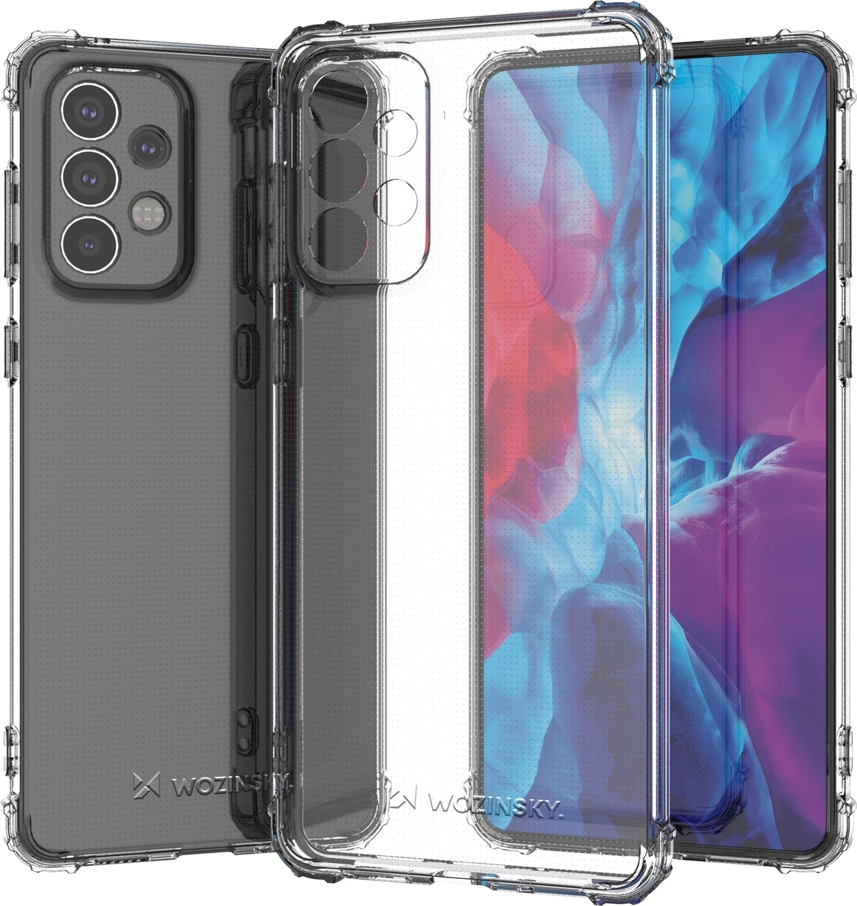 Mbështjellës Wozinsky Anti Shock për Samsung Galaxy A73, transparent
