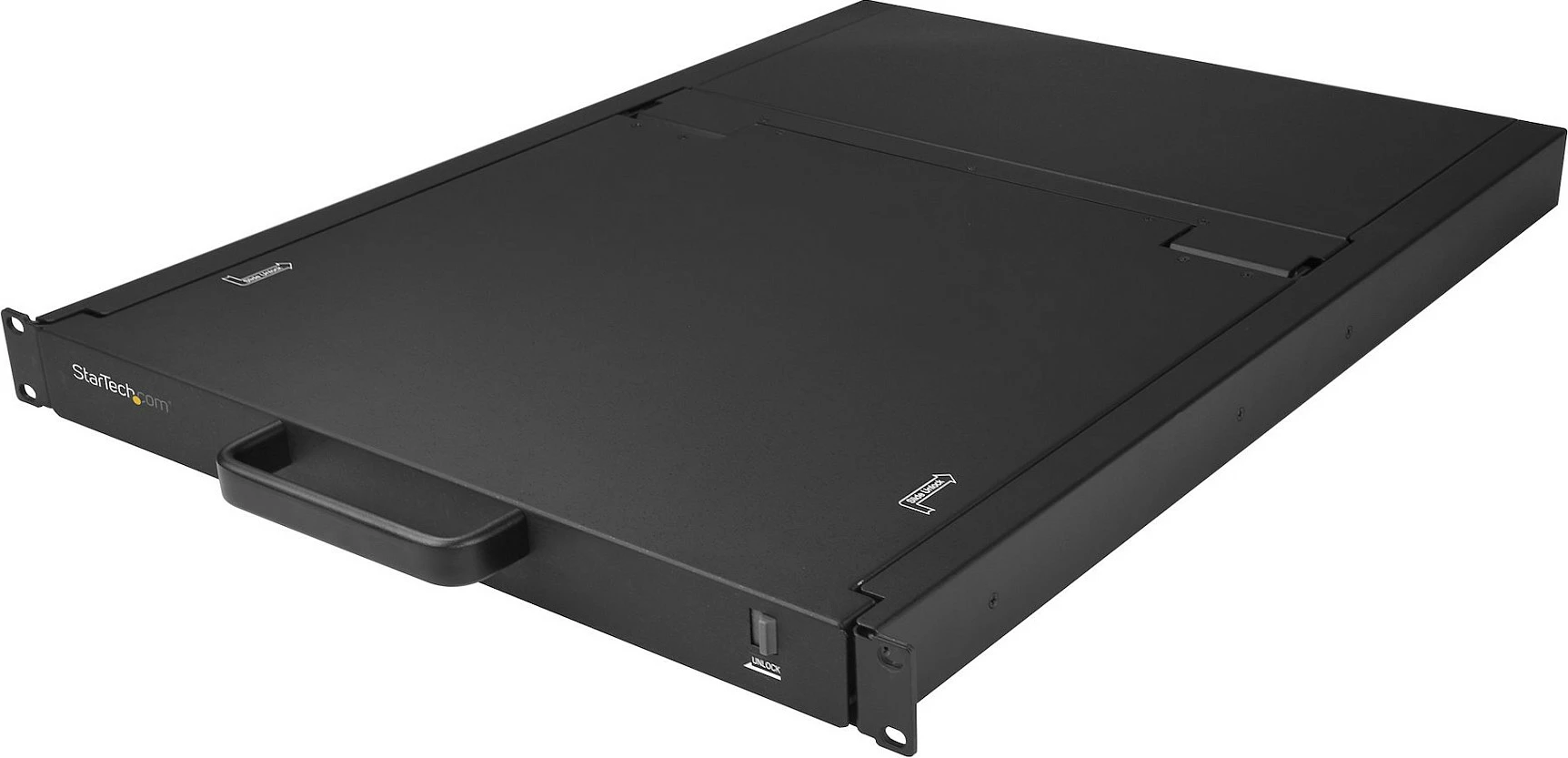 Konzolë KVM rackmount StarTech RKCONS1908K, 8-port, LCD 19" 1280x1024, USB/VGA, e zezë