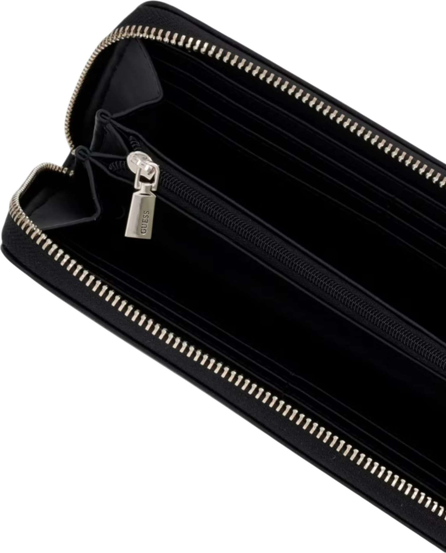 Portofol për femra Guess Lucci SLG Large Zip, i zi