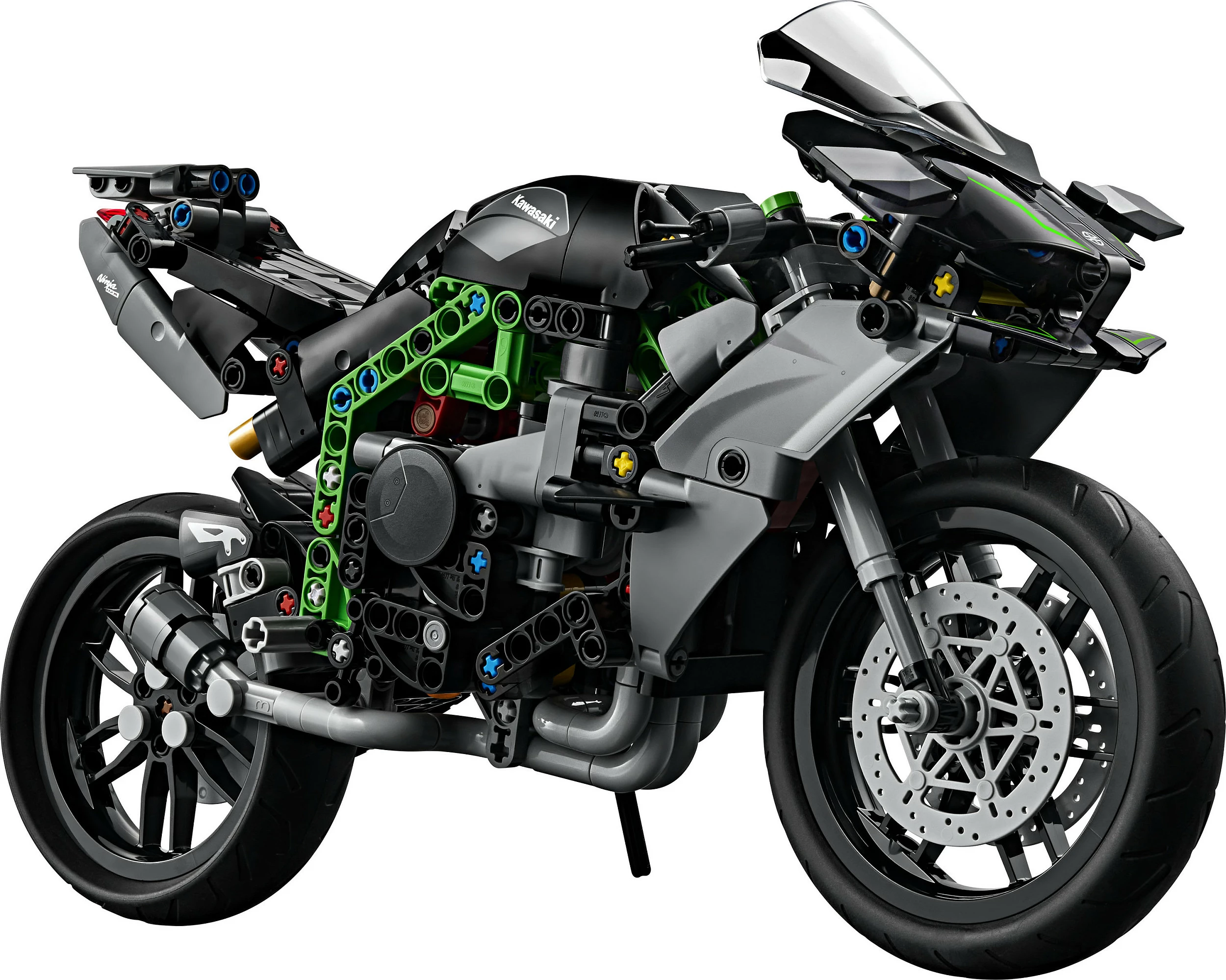 Set ndërtimi LEGO Technic Kawasaki Ninja H2R, 643 pjesë, shumëngjyrësh
