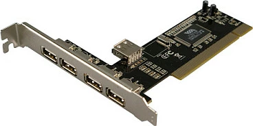 Kartë PCI LogiLink USB 2.0, 4+1 porta