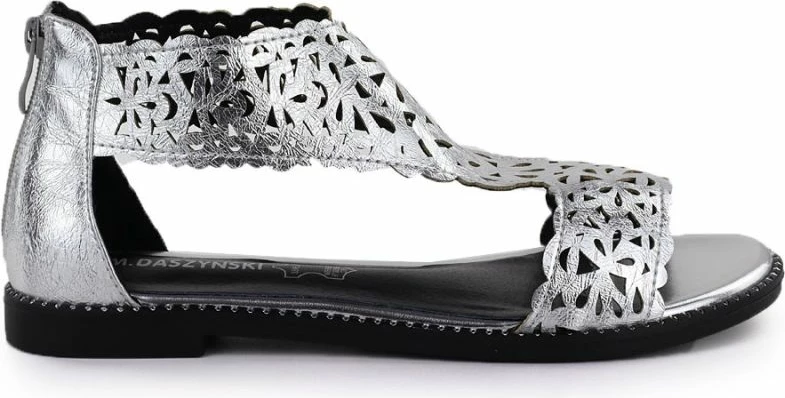 Sandale femrash M.Daszyński MR24148-2, argjendi