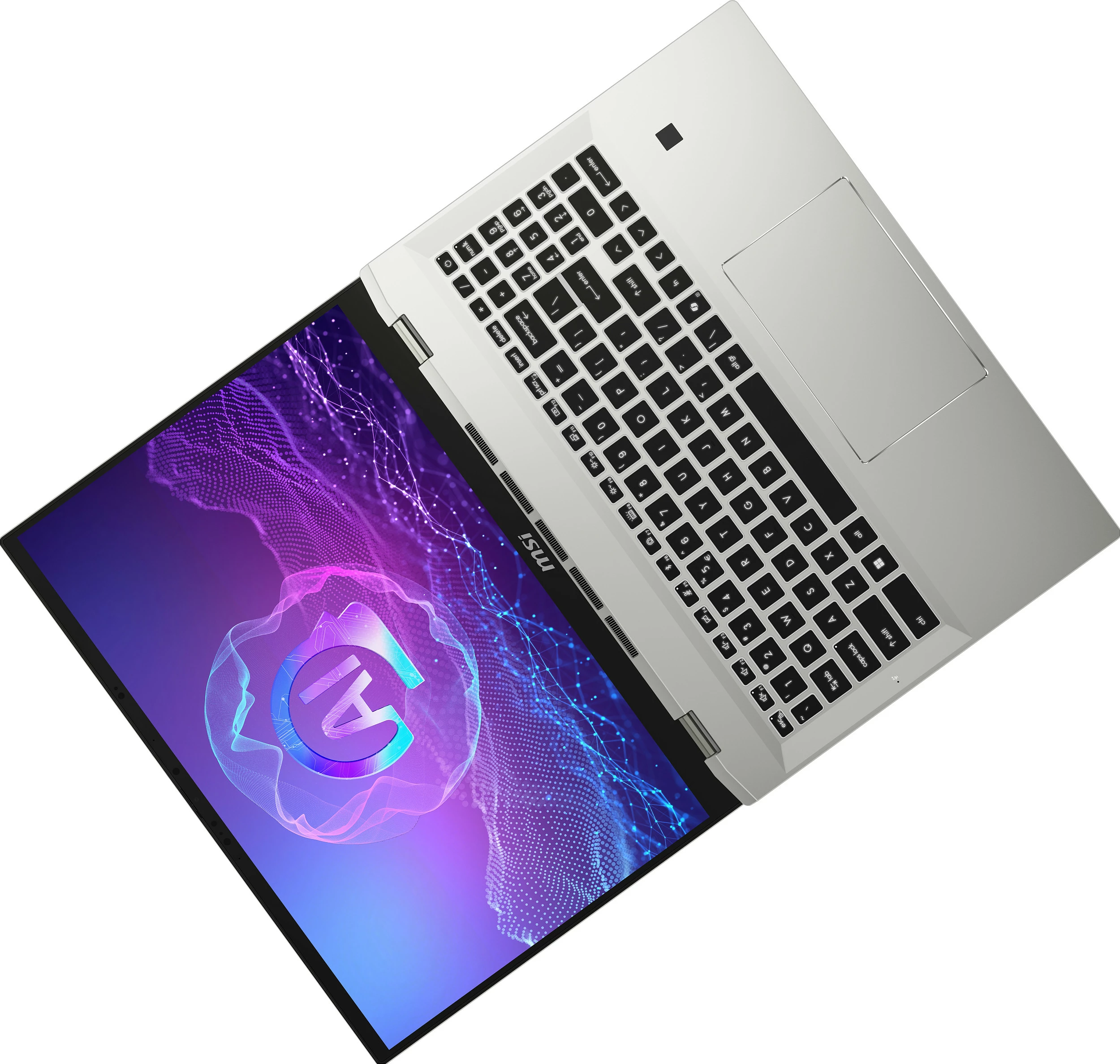 Laptop MSI Prestige A16 AI+ A3HMG-036, 16", Ryzen AI 9, 32GB RAM, 1TB SSD, Urban Silver