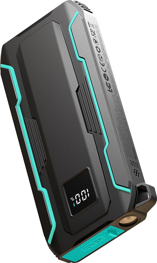 Powerbank Joyroom JR-L017, 10000mAh, 22.5W, me kabllo USB-C/Lightning të integruara, e zezë