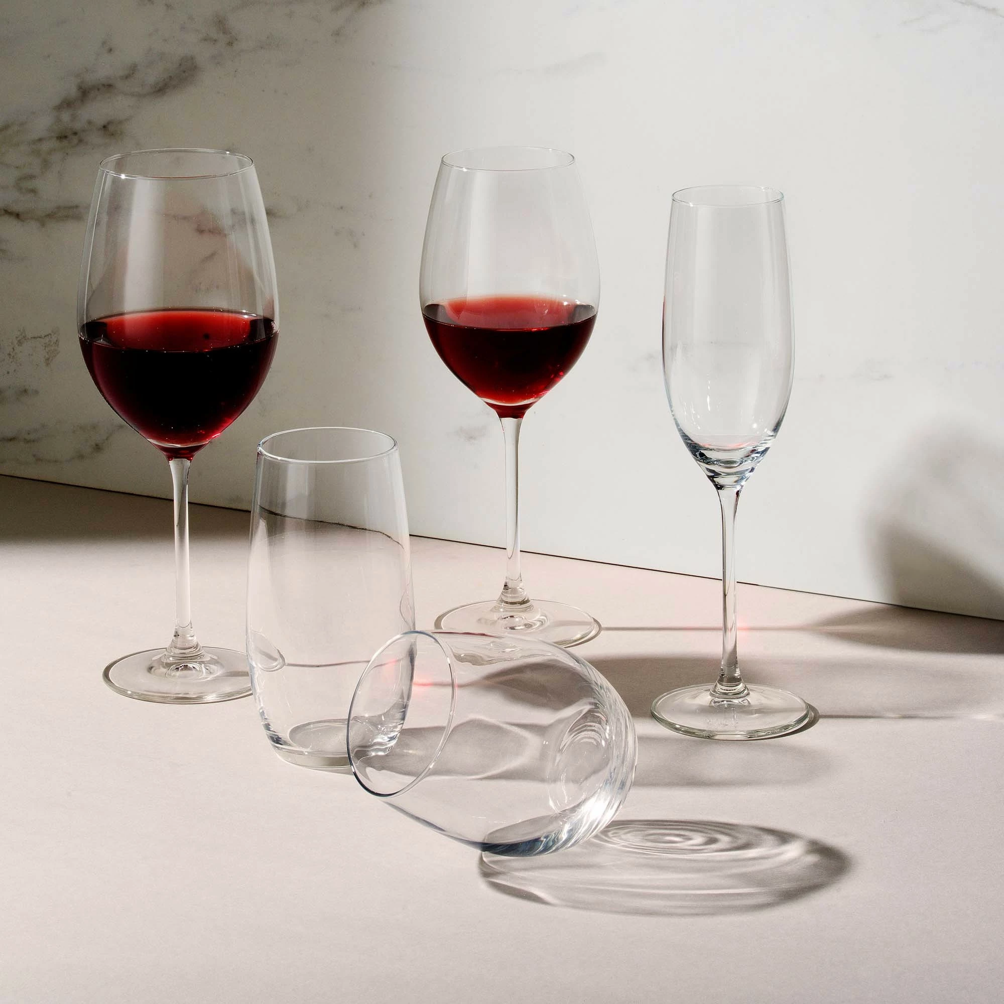 Gotë vere Fine Dine Cantare 540 ml, transparente, set 6 copë