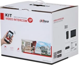 Set video-interfoni DAHUA KTP03, 7" TFT, me prekje, i zi