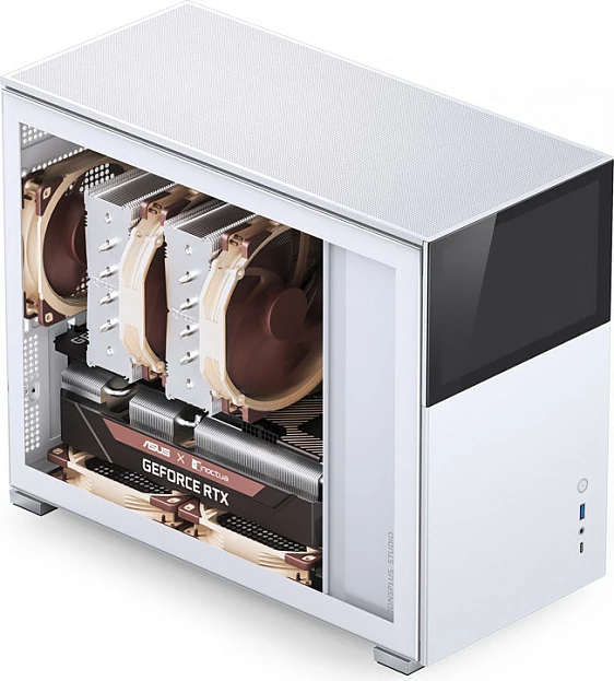 Kasë Jonsbo D31 Screen, Micro-ATX, xham i kalitur, e bardhë
