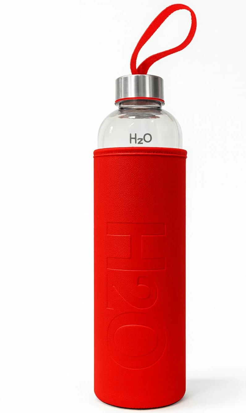 Shishe qelqi Hermia Concept, e kuqe, F40123, 1000 ml