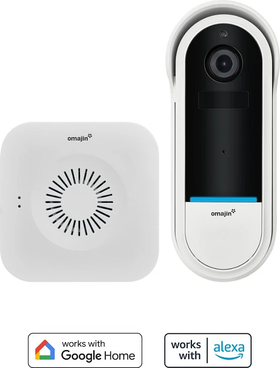 Zile dere me kamerë Netatmo omajin OVD-01-EU, 5MP, Wi‑Fi 2.4GHz, microSD, Night Vision, IP65, Bardhë/Zeze