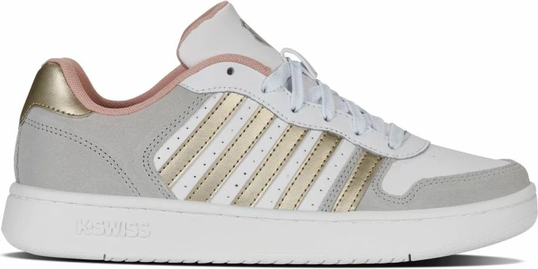 Atlete femra K-Swiss, të hirtë me detaje të arta