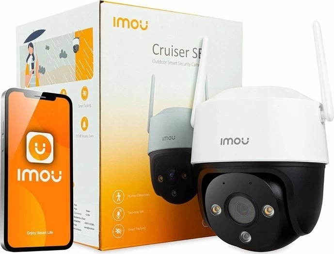 Kamerë IP IMOU Cruiser SE+ IPC-K7CP-3H1WE 3MP Wi‑Fi PTZ, microSD deri 512GB, e bardhë/zezë