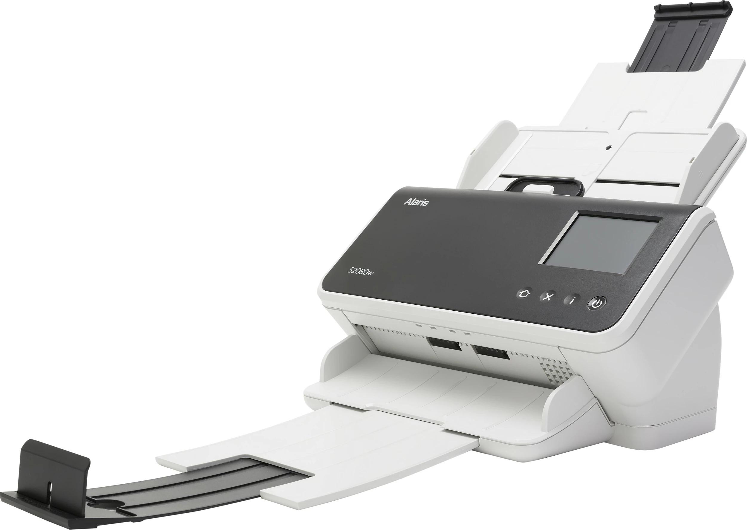 Skener dokumentesh Kodak Alaris S2080w, A4, ADF 80 fletë, duplex, Wi‑Fi/Ethernet, gri/bardhë