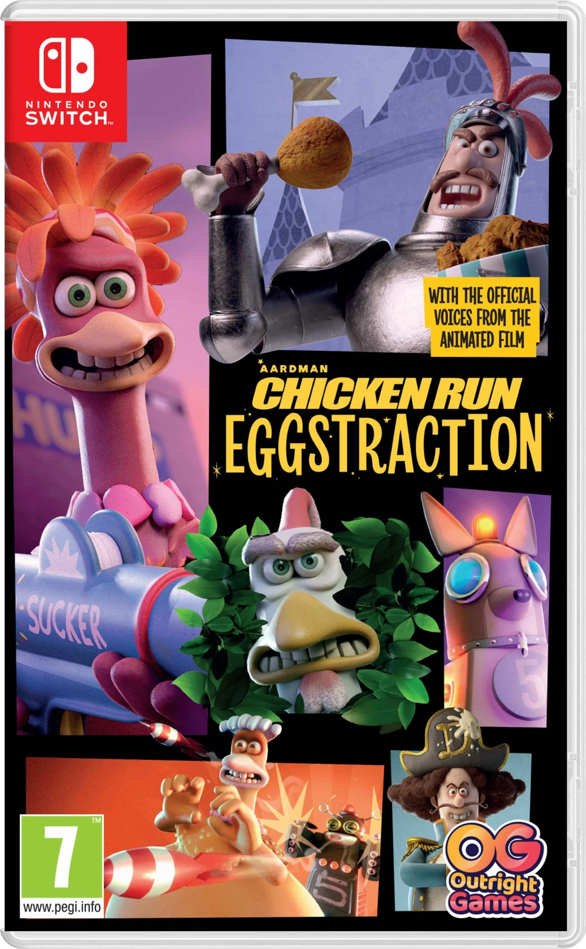 Lojë Nintendo Switch Outright Games Chicken Run: Eggstraction, PEGI 7