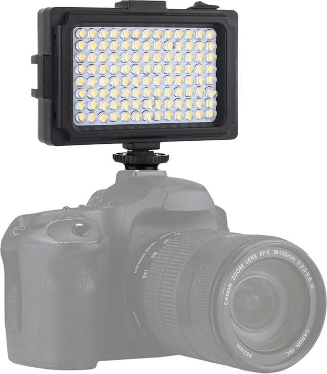 Llambë LED Puluz PU4096 për kamera ose smartphone, 860 lumen, e zezë