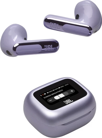 Kufje JBL Live Flex 3, pa tela, ANC adaptiv, JBL Spatial Sound, 50 orë bateri, vjollcë