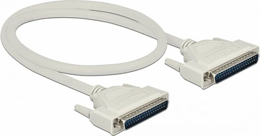 Kablo seriale DeLOCK D-Sub 37-pin mashkull në mashkull, 0.5 m, bezhë