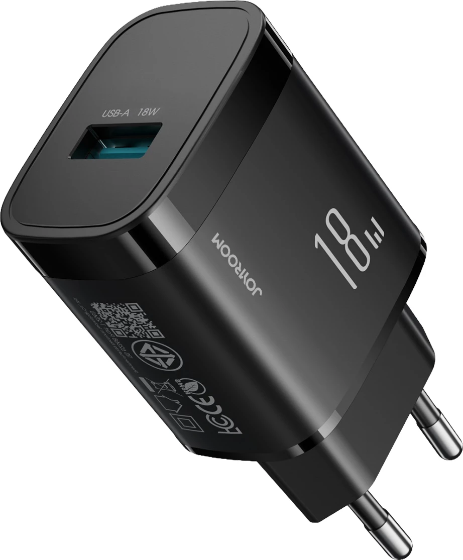 Karikues muri Joyroom JR-TF4 18W USB-A me kabllo USB-A në USB-C 1m, e zezë