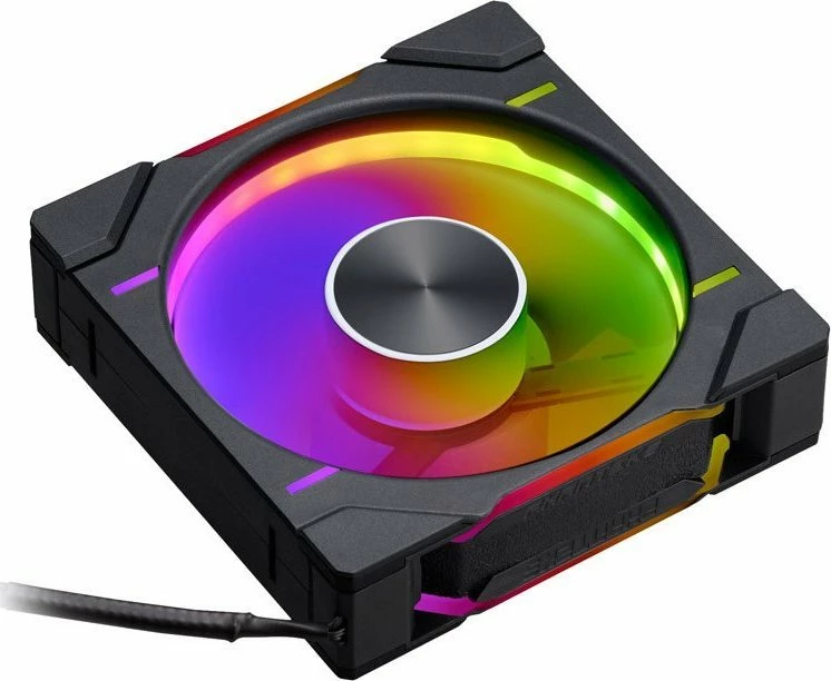 Set ventilatorë PC Phanteks D30-120 PH-F120D30_DRGB_PWM_BK01, 120mm, PWM, D-RGB, 3 copë, e zezë