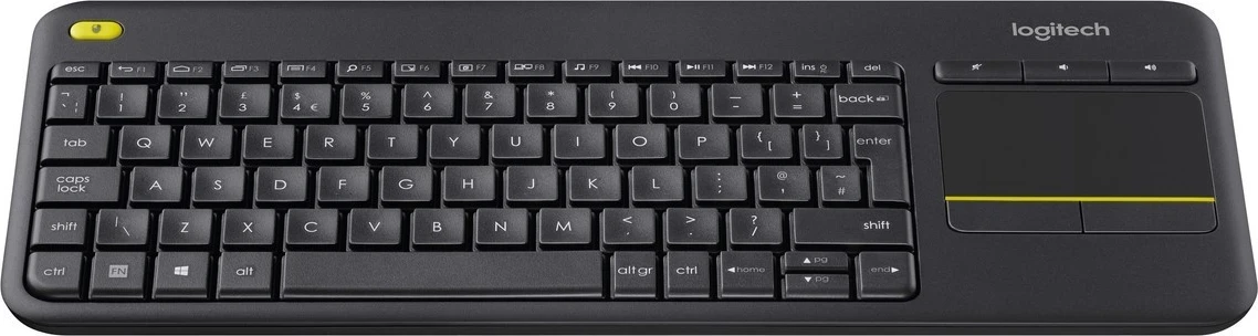 Tastierë Logitech K400 Plus, e zezë 