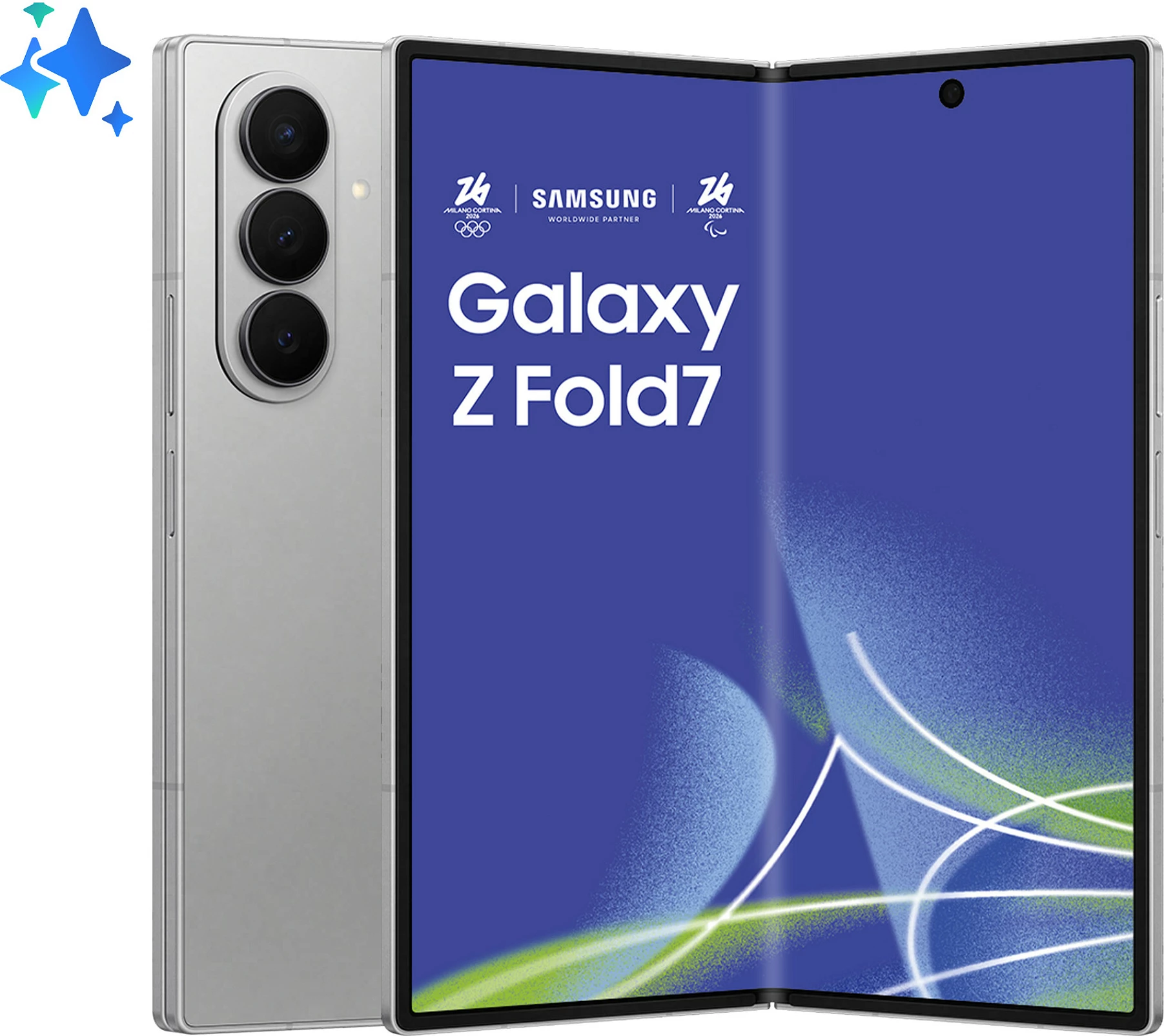 Celular Samsung Galaxy Z Fold7, 12GB RAM Memorje, 512GB, 5G, 200MP, Silver Shadow