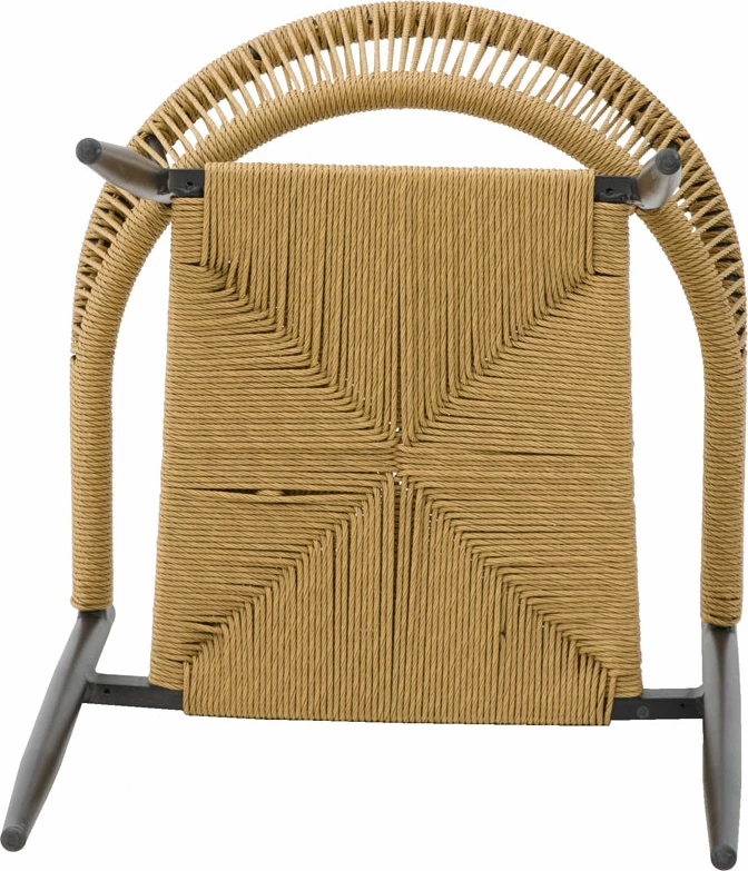 Karrige Mezza Luna, natyrale e zezë, 56x55x78