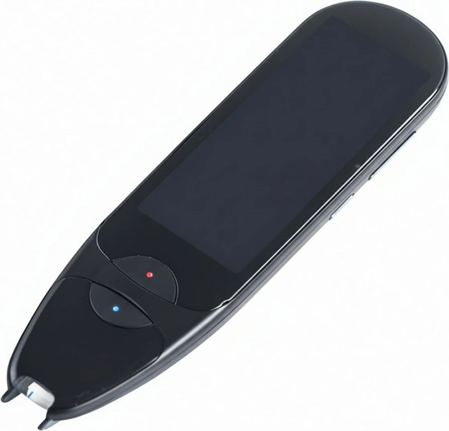 Skaner stilolaps I.R.I.S. IRISPen Air 8, OCR offline 48 gjuhë, ekran me prekje 3.5", USB-C, i zi