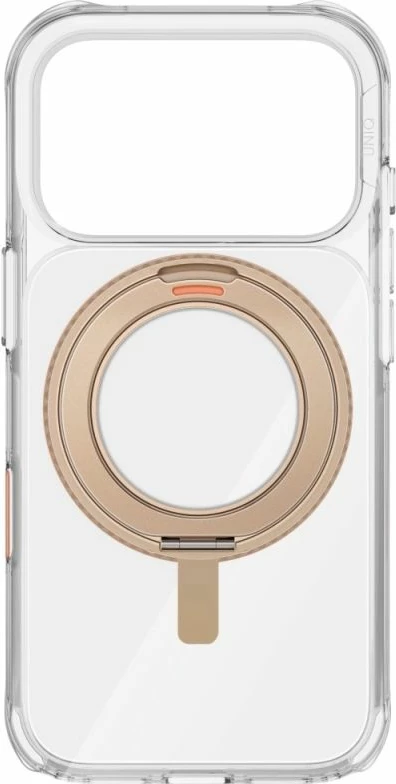 Kuti mbrojtëse UNIQ Swivix Rotating Kickstand 360 për iPhone 17 Pro, e artë