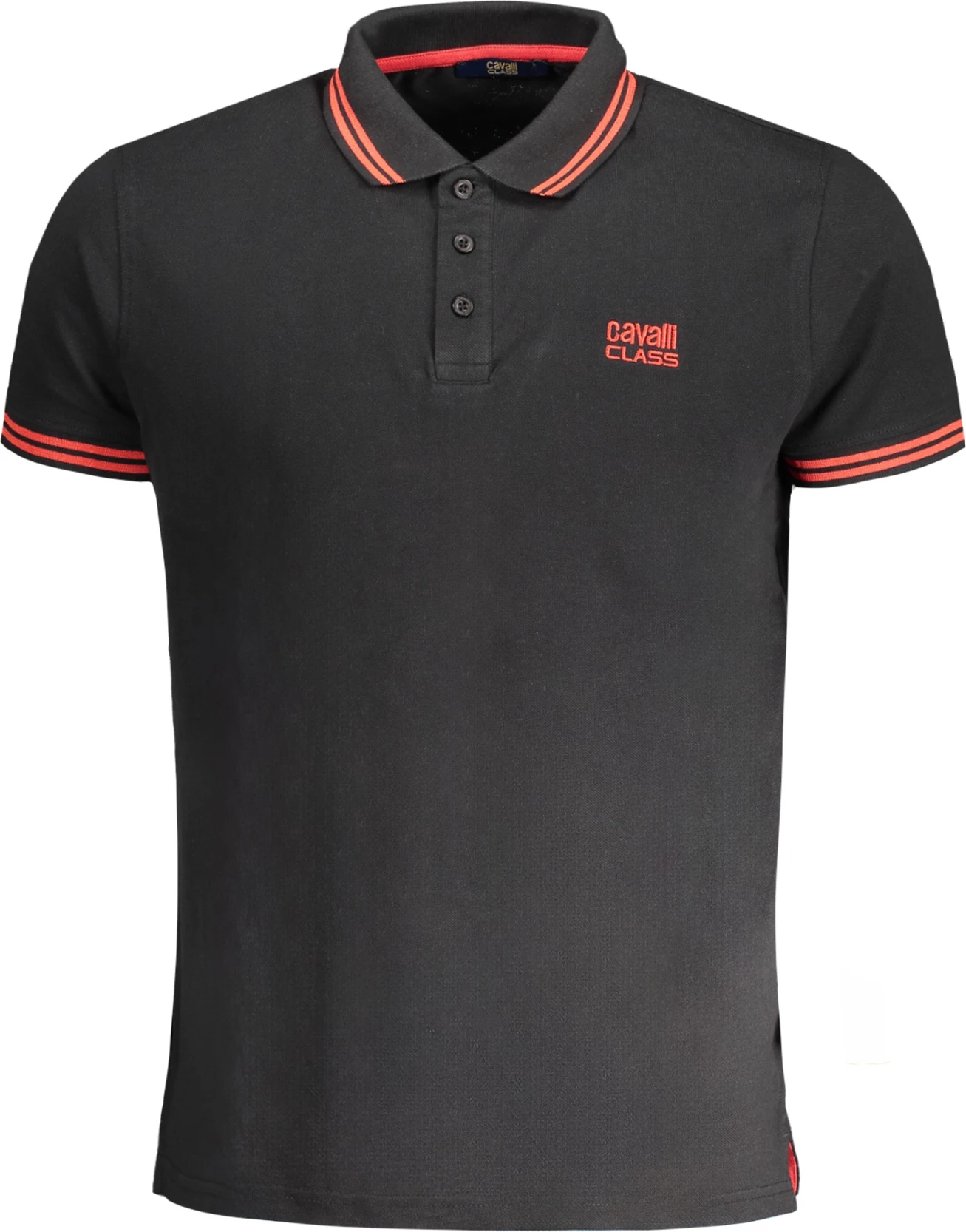 Polo shirt për meshkuj CAVALLI CLASS, të zezë