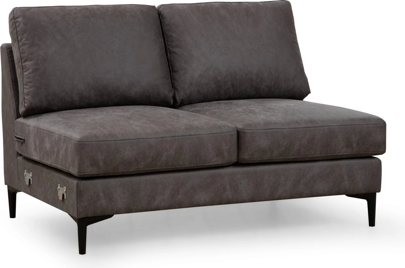Kënd-sofë Porto, ngjyrë antracit, Atelier del Sofa, EOT-C-02-CHL, 4 pjesë