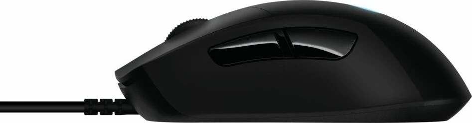 Maus Logitech G403 HERO 910-005632, 25600 DPI, RGB, USB i kablluar, i zi