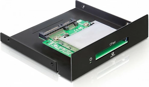 Lexues kartelash DeLOCK 91680, CFast, intern SATA, 1 slot, 3.5" bay/PCI
