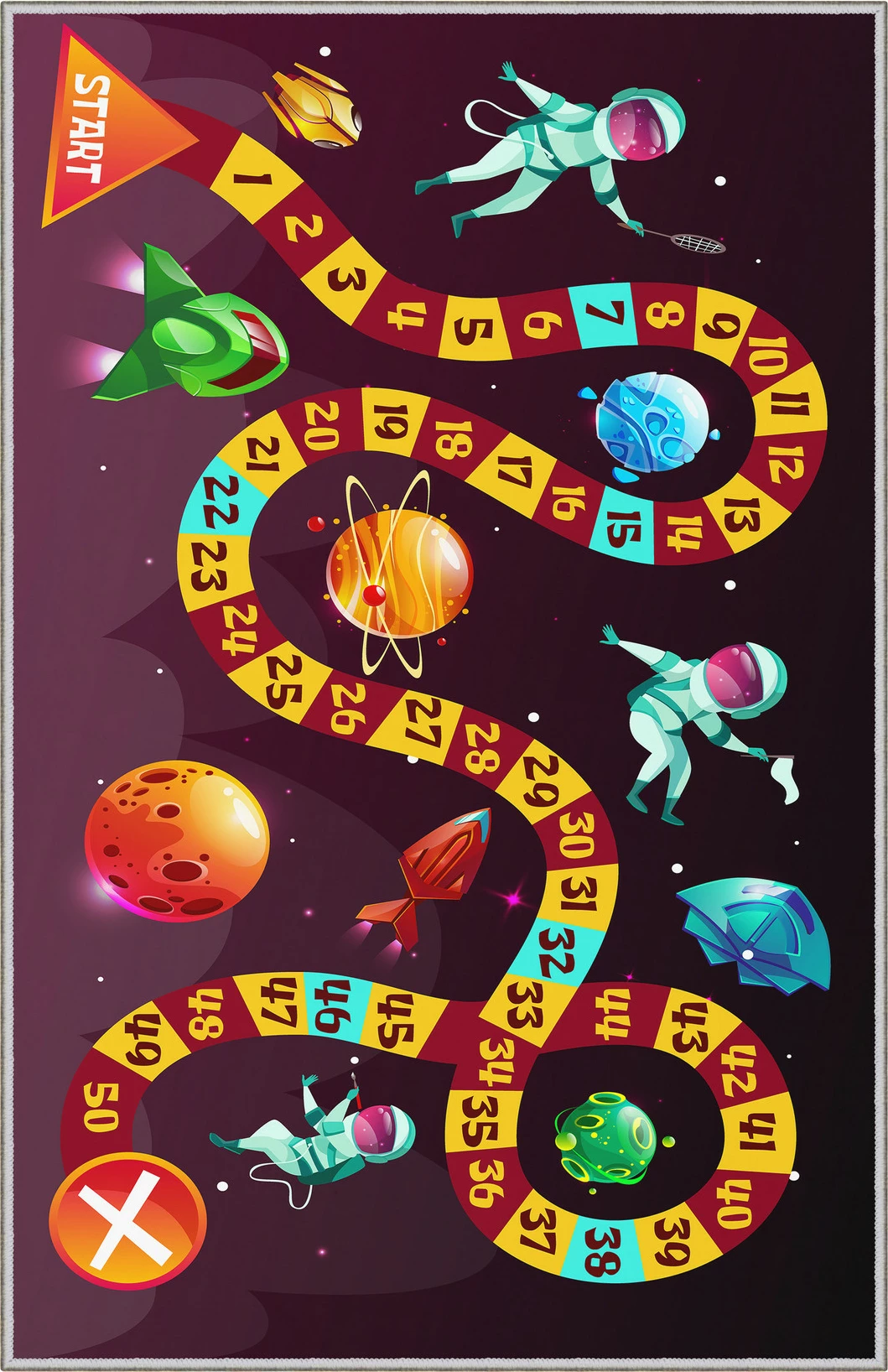 Qilim për korridor, shumëngjyrësh, Conceptum Hypnose, WOOKECE098, 100x300cm