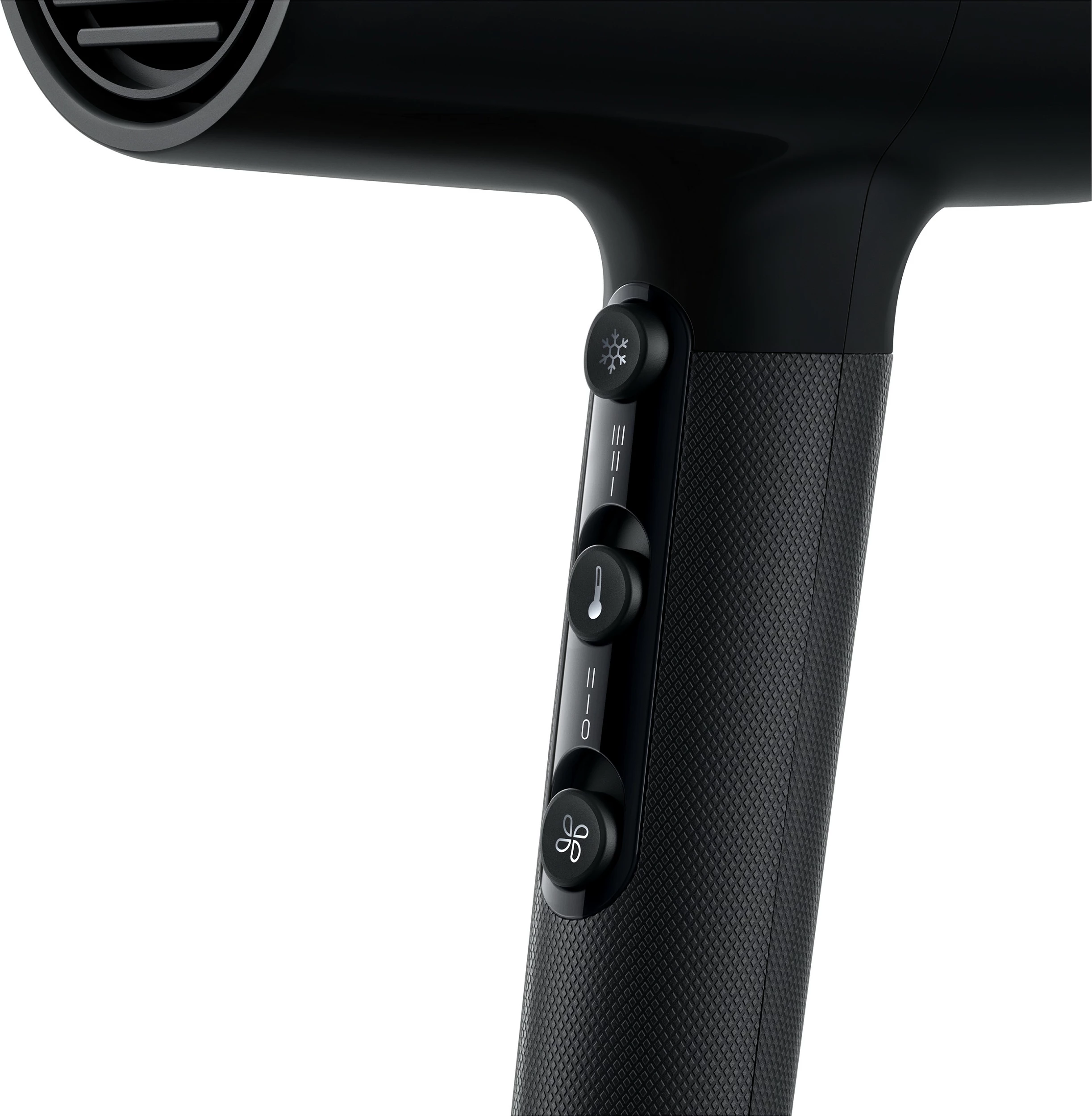 Tharëse flokësh Braun HD 2.2, e zezë