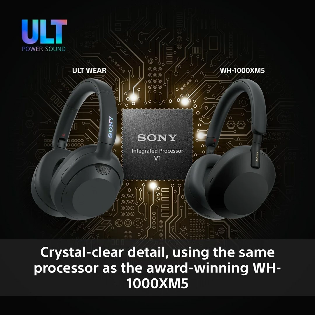 Kufje Sony ULT WEAR WHULT900NB, Bluetooth, Noise Cancelling, të zeza