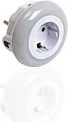 Dritë nate me prizë Ultron 185959, sensor drite, IP20, 1 kWh/1000h, e bardhë