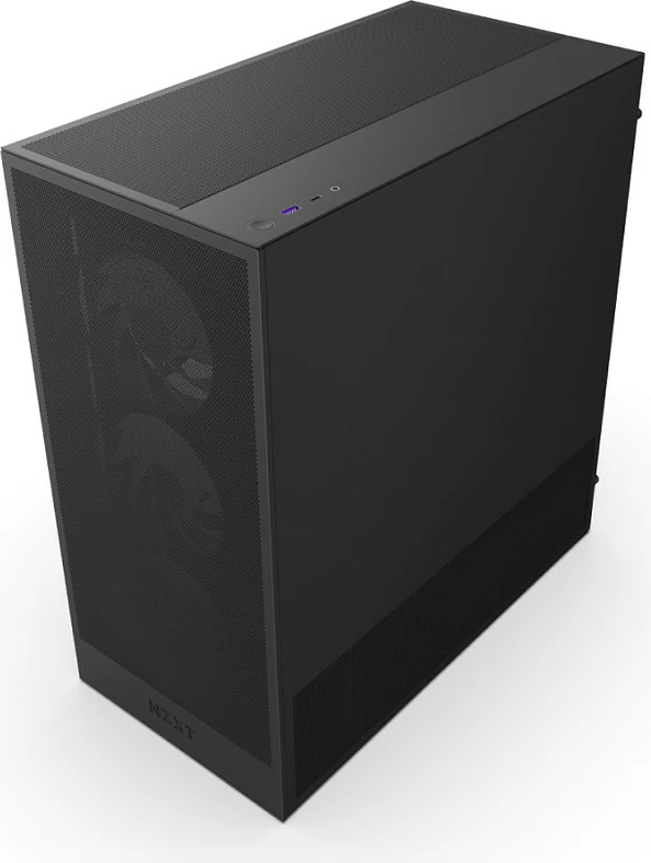 Kasë NZXT H5 Flow RGB, Midi Tower, ATX/EATX/micro ATX/Mini-ITX, Tempered Glass, e zezë