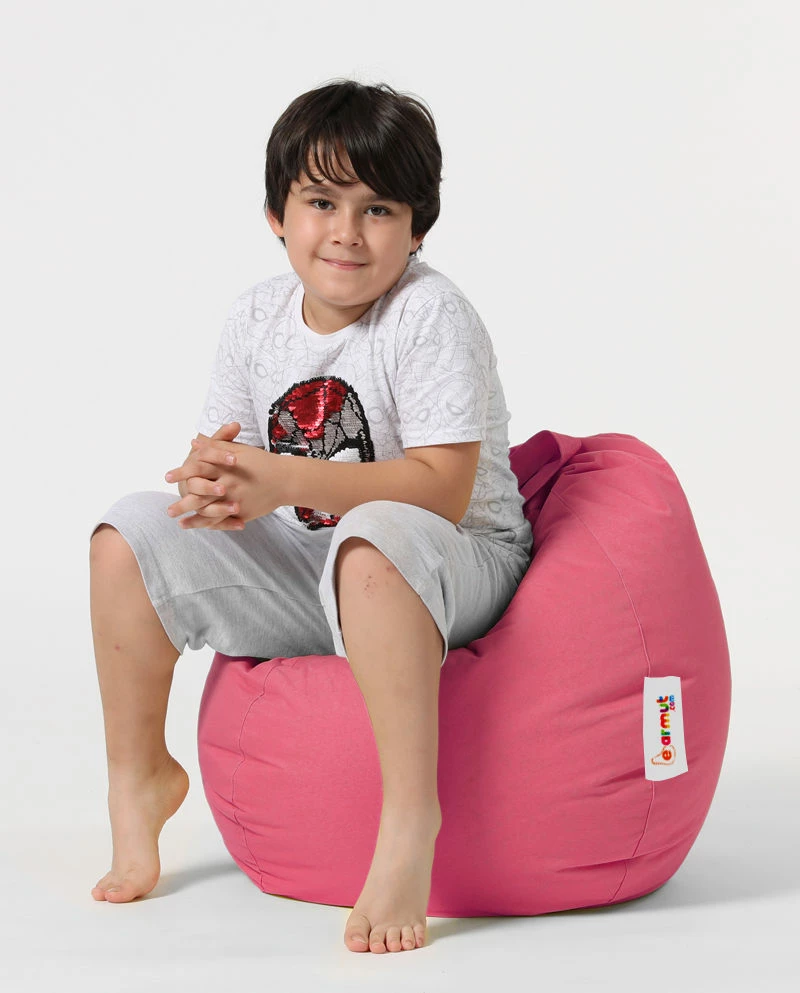 Qese ulëse për fëmijë, ngjyrë rozë, Garden Bean Bag Atelier del Sofa, Premium Kids